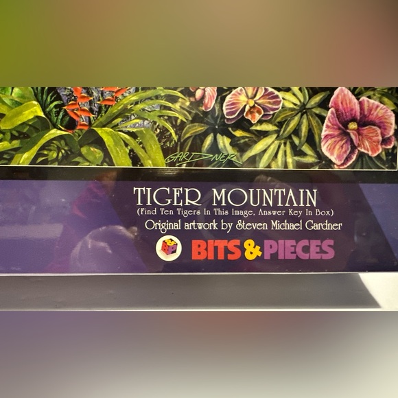 Bits & Pieces 1000 Pc Puzzle Tiger Mountain by Steven Michael Gardner Sealed - Picture 4 of 16